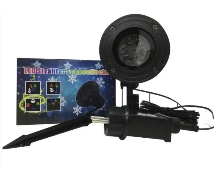Фото - гирлянду Лазерный проектор LED Strahler Schneeflocke WL-602