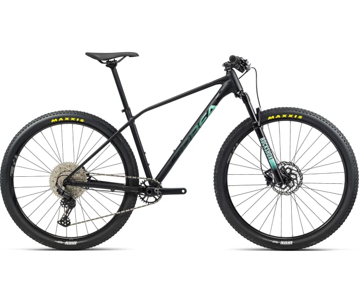 Фото - велосипед и аксессуар Велосипед Orbea Alma H50 29 XL 2021 Black (Matte)- Ice Green (Gloss) (L22021L3)