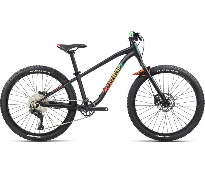 Фото - велосипед и аксессуар Велосипед Orbea Laufey 24 H30 2021 Black (Matte)- Rainbow (Gloss) (L01824I8)