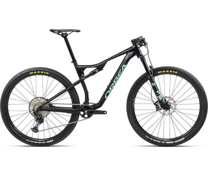 Фото - велосипед и аксессуар Велосипед Orbea Oiz H20 L 2021 Black (Matt-Gloss)- Ice Green (Gloss) (L23619LC)