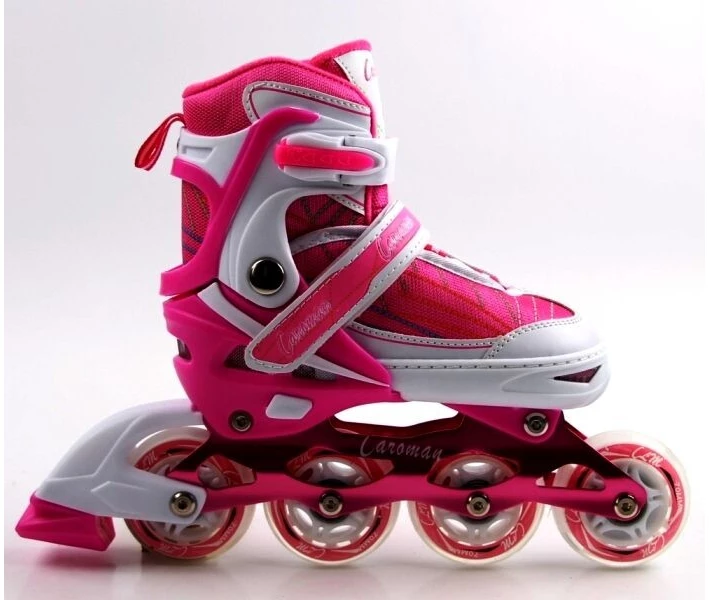 Фото - роликовые коньки Ролики Caroman Sport. Pink (размер 31-35)