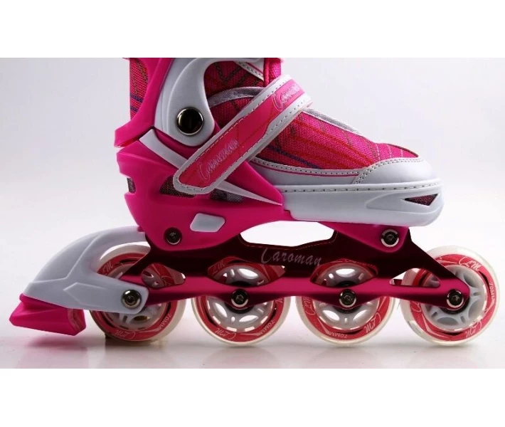 Фото - роликовые коньки Ролики Caroman Sport. Pink (размер 31-35)