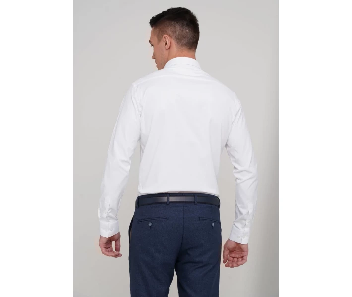 Фото - мужскую рубашку Рубашка Trend Collection 406-2 Белый 2XL