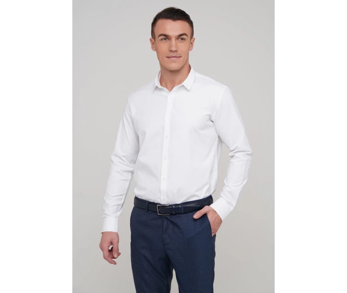 Фото - мужскую рубашку Рубашка Trend Collection 406-2 Белый 2XL