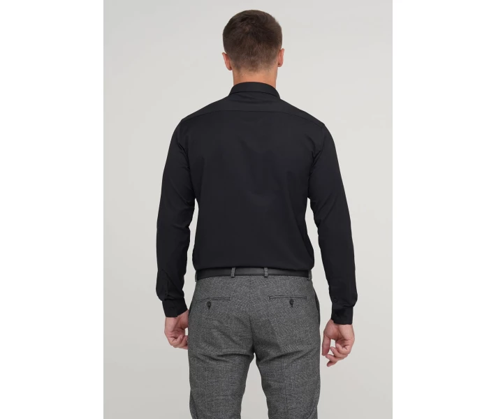 Фото - мужскую рубашку Рубашка Trend Collection 406-2 Чёрный XL