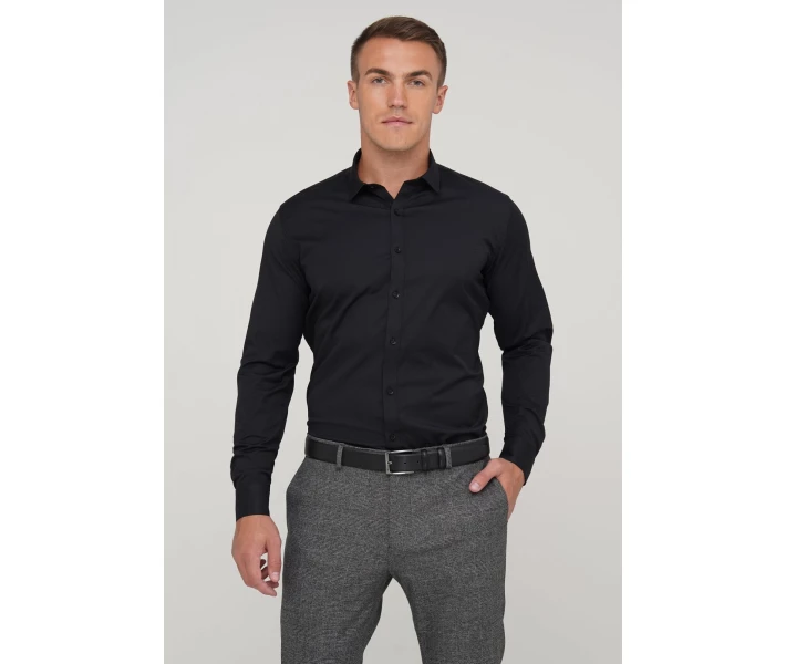 Фото - мужскую рубашку Рубашка Trend Collection 406-2 Чёрный XL
