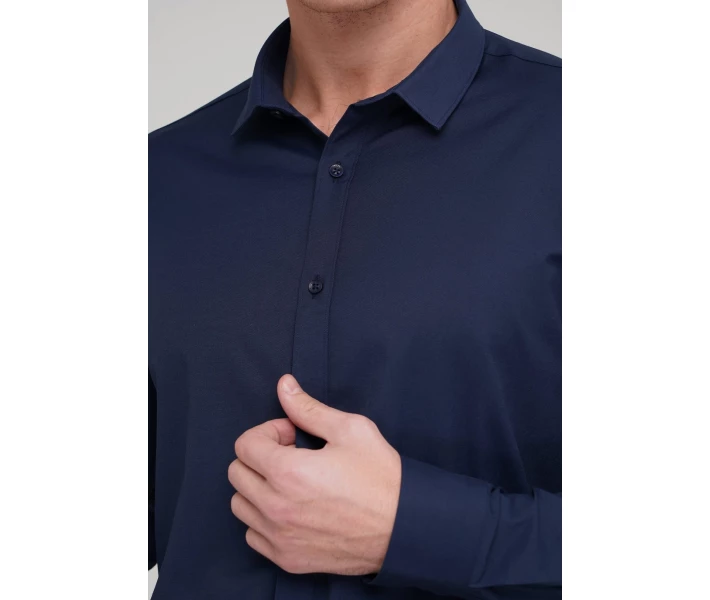 Фото - мужскую рубашку Рубашка Trend Collection 406-2 Синий 2XL