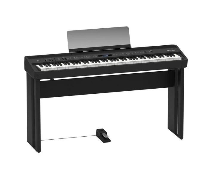Фото - цифровое пианино Цифровое пианино Roland FP90-BK+S