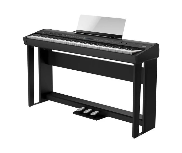 Фото - цифровое пианино Цифровое пианино Roland FP90-BK+S
