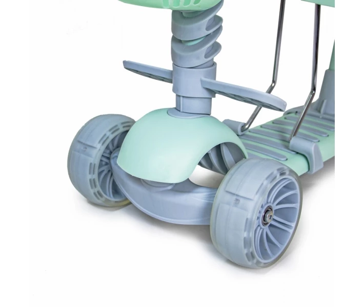 Фото - самоката Самокат Scooter Smart 5 в 1 мятный с бортиком 