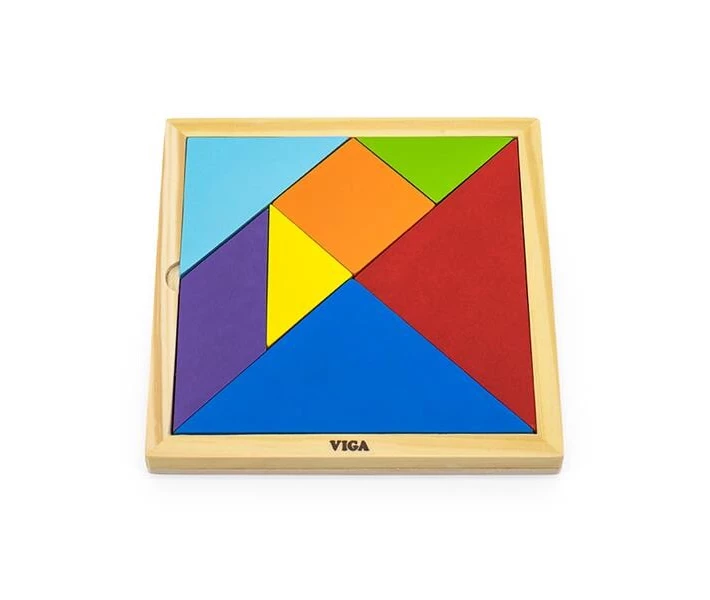 Фото - сюжетно-ролевой набор Набор для обучения Viga Toys Танграм (55557)