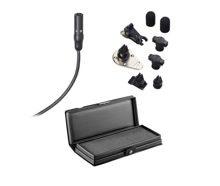 Фото - микрофон для караоке Петличный микрофон Audio-Technica AT898, конденсаторный, кардиоидный