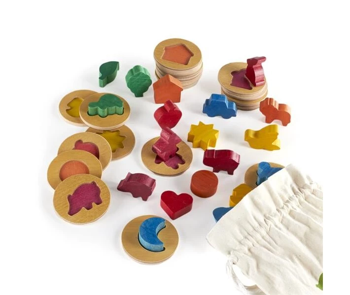 Фото - пазл 3D-Пазл Guidecraft Manipulatives Форма и цвет (G6708)