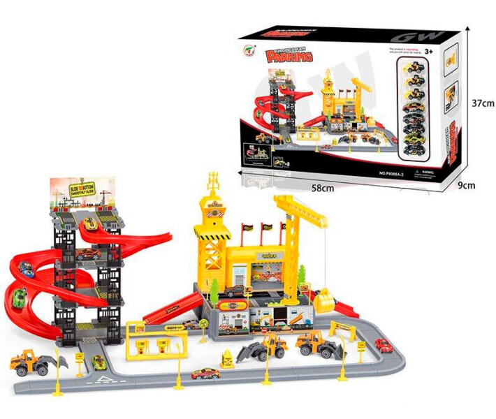 Фото - гаражи, паркинги, треки Гараж Парковка Для Машинок На 4 Этажа (Р 9388 А-2)