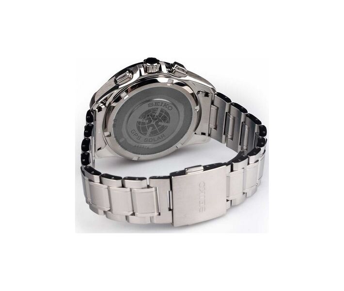 Mens watch Seiko Astron GPS Solar SSE077J1 Dual-Time