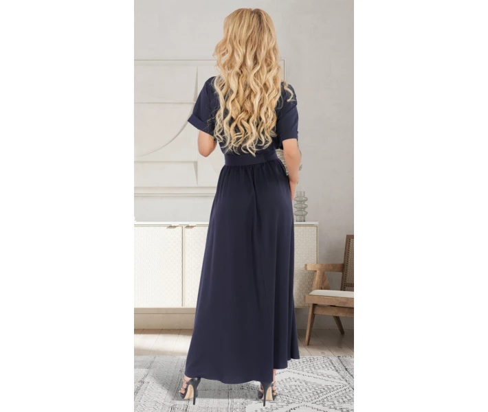 Фото - повседневное платье Платье-макси MOON XL, темно-синий 46-445533