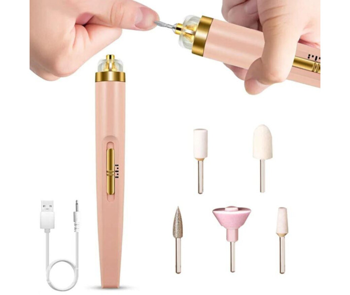 Фото - фрезер для маникюра и педикюра Фрезер для маникюра и педикюра FLAWLESS SALON NAILS 7863 розовый