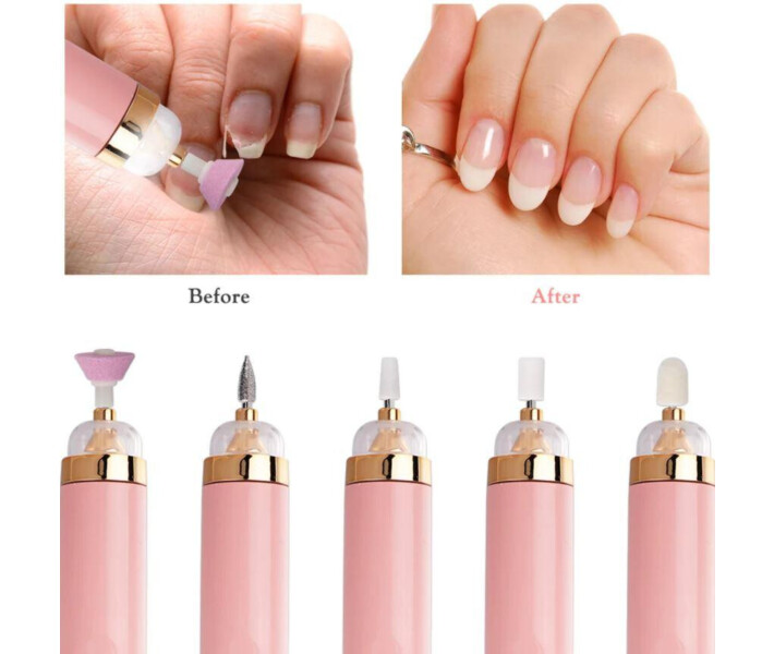 Фото - фрезер для маникюра и педикюра Фрезер для маникюра и педикюра FLAWLESS SALON NAILS 7863 розовый