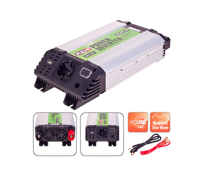 Фото - автомобильный инвертор Інвертор PULSO/IMU-820/12V-220V/800W (IMU-820)