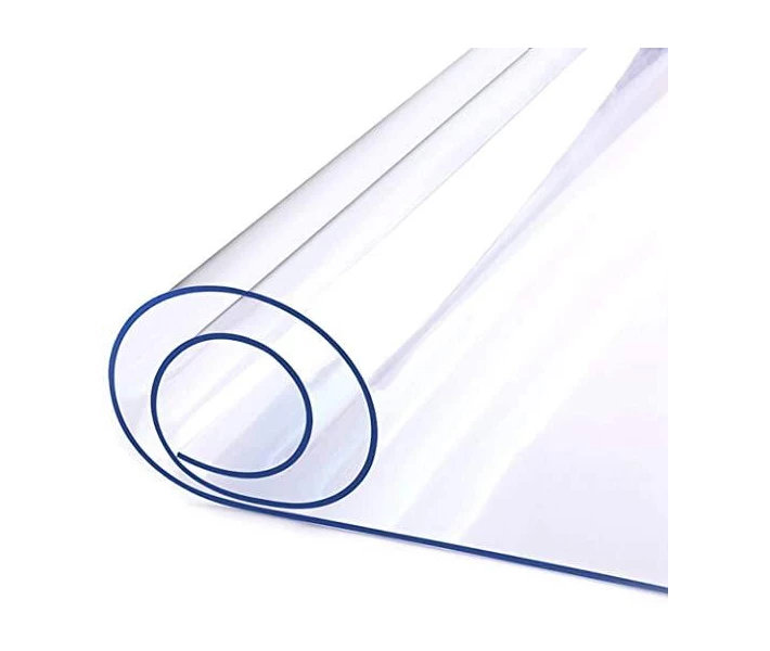 Фото - скатерть и салфетку Силиконовая скатерть Мягкое стекло Soft Glass Покрытие для мебели 3.0х1.4м (толщина 0.4мм) Прозрачная
