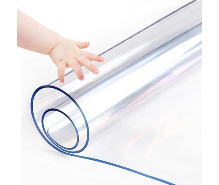 Фото - скатерть и салфетку Мягкое стекло силиконовая скатерть на стол Soft Glass Защита для мебели (1.8х1.2 м) толщина - 2.0мм Прозрачное (1502918)