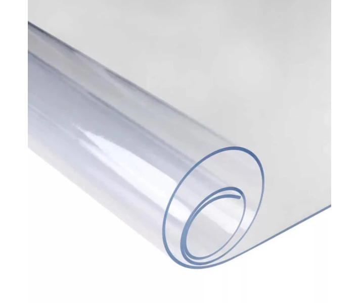 Фото - скатерть и салфетку Мягкое стекло силиконовая скатерть на стол Soft Glass Защита для мебели (1.8х1.2 м) толщина - 2.0мм Прозрачное (1502918)