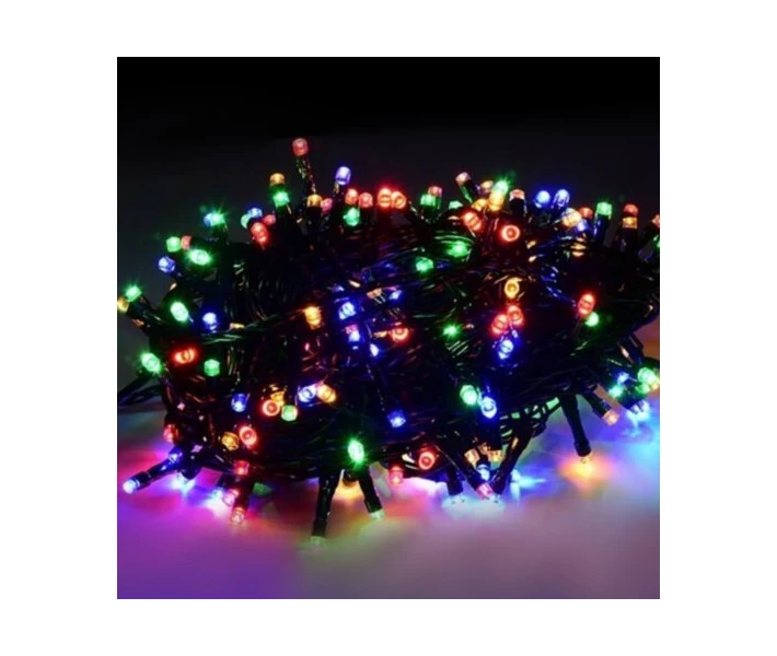 Фото - гирлянду Гирлянда 300 led мини линза RG/RB (черный провод) 13.5м Мульти свет