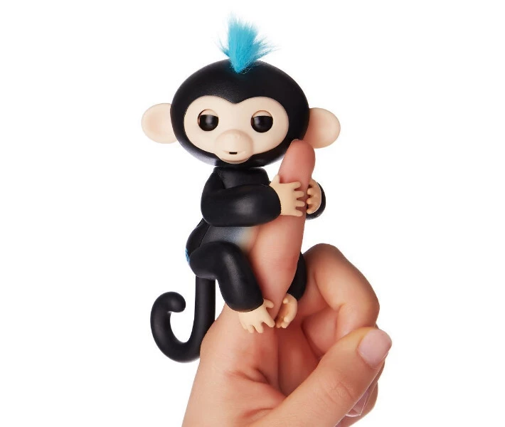 Фото -  Интерактивная ручная обезьянка Белла Bella Pink Fingerlings Interactive Baby Monkey WowWee