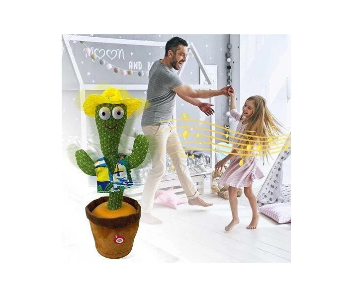 Фото -  Танцующий говорящий кактус в одежде Dancing Cactus повторяет слова