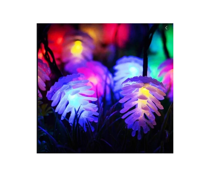 Фото - гирлянду Гирлянда штора Шишки 150 led color 10 шишек 7см (медный провод) 3м х 1,5м Мульти (200581)