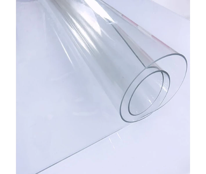 Фото - скатерть и салфетку Прозрачная силиконовая скатерть Мягкое стекло Soft Glass Покрытие для мебели 1.3х1.8м (толщина 0.5мм) (150224)