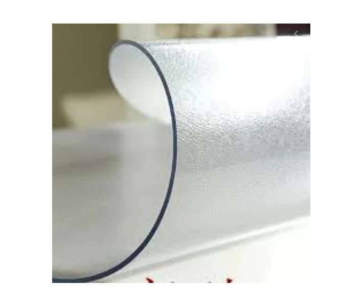 Фото - скатерть и салфетку Силиконовая скатерть Мягкое стекло Soft Glass Покрытие для мебели 3.4х1.0м (толщина 1.0мм) Матовая (1502434)