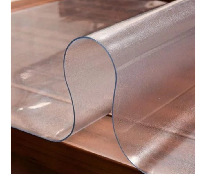 Фото - скатерть и салфетку Силиконовая скатерть Мягкое стекло Soft Glass Покрытие для мебели 3.4х1.0м (толщина 1.0мм) Матовая (1502434)