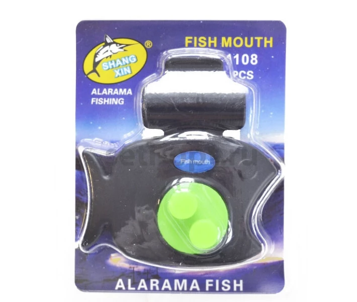 Фото - сигнализатор поклевки Сигнализатор поклевки электронный Fish Mouth lk-1108 Прищепка (рыбка) (110802)