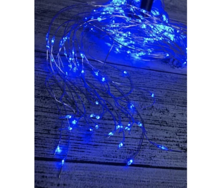 Фото - гирлянду Гирлянда Хвост 400 Led 10 нитей по 2м медный провод 220V (Синий) (20229)