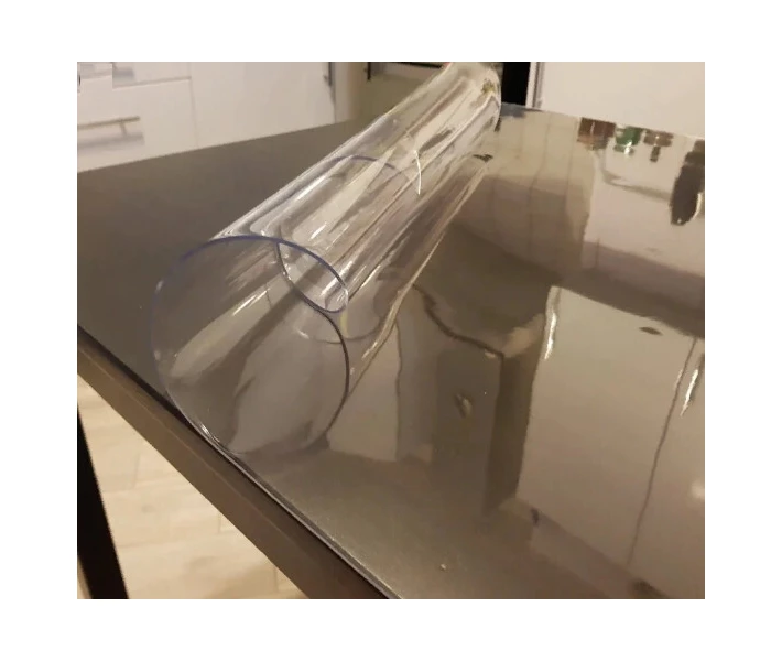 Фото - скатерть и салфетку Мягкое стекло силиконовая скатерть на стол Soft Glass Защита для мебели (3.5х1.2 м) толщина - 2.0мм Прозрачное (1502935)