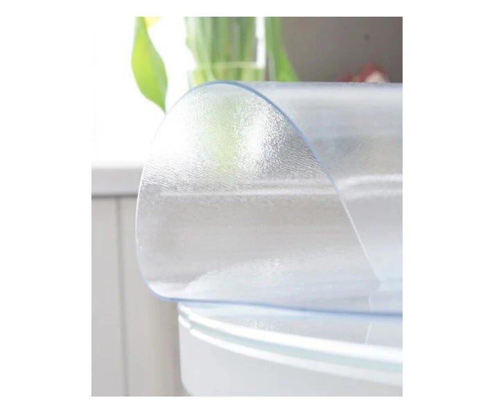 Фото - скатерть и салфетку Силиконовая скатерть Мягкое стекло Soft Glass Покрытие для мебели 3.2х1.0м (толщина 1.0мм) Матовая (1502432)