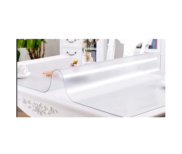 Фото - скатерть и салфетку Силиконовая скатерть Мягкое стекло Soft Glass Покрытие для мебели 3.2х1.0м (толщина 1.0мм) Матовая (1502432)