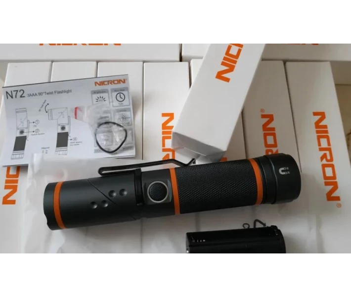 Фото - фонарик Фонарь Nicron N72 Магнит 5Вт 300 Lm IP54 (Оригинал) (7272055)