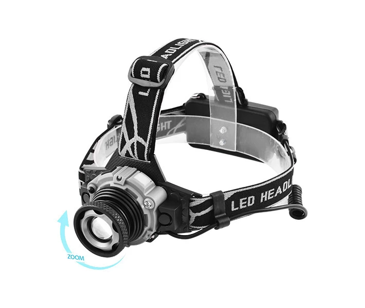 Фото - фонарик Налобный фонарь Police W002-XPE + ЗУ microUSB + 2x18650 + датчик движения (0020112)