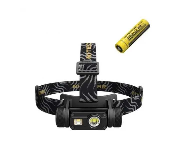 Фото - фонарик Фонарь налобный Nitecore HC65 1000LM + Батарея 3400 mAh (оригинал) фонарик (650956)