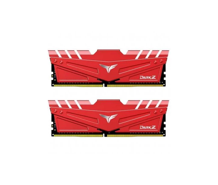 Фото - оперативную память Модуль памяти для компьютера DDR4 16GB (2x8GB) 3000 MHz T-Force Dark Z Red Team (TDZRD416G3000HC16CDC01)