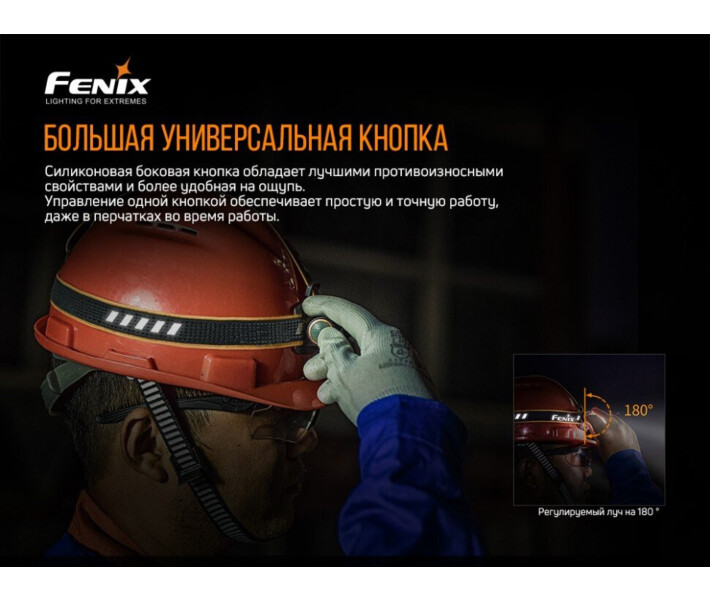 Фото - фонарик Фонарь налобный Fenix ​​HM61R + Складной нож Ruike S22 Коричневый