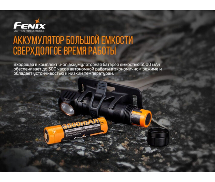 Фото - фонарик Фонарь налобный Fenix ​​HM61R + Складной нож Ruike S22 Коричневый