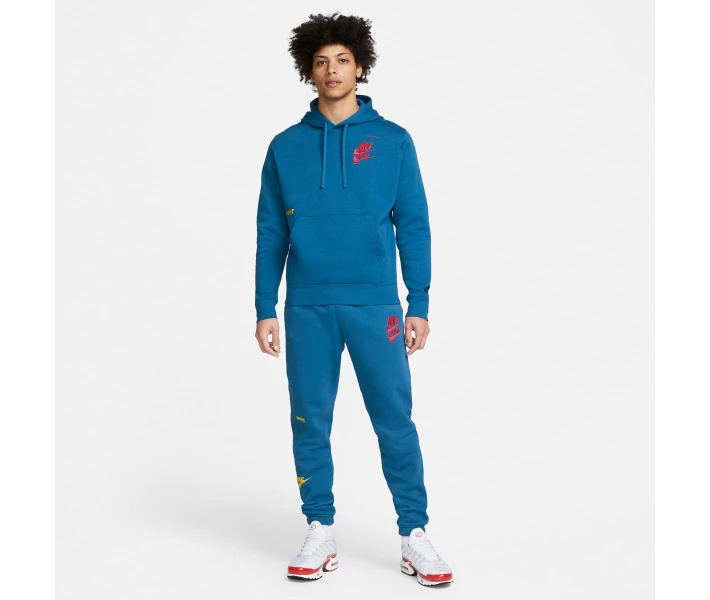 Фото - мужскую толстовку Толстовка Nike SPE+ BB PO HOODIE MFTA бирюзовый DM6873-407 Размер L
