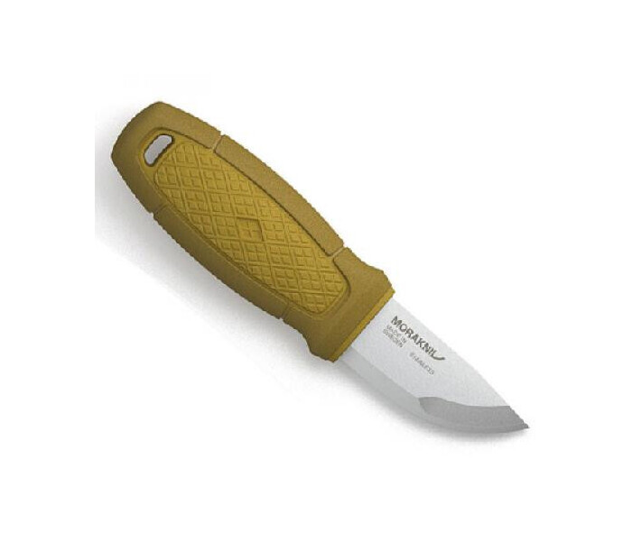 Фото - туристический нож Нож Morakniv Eldris нержавеющая сталь цвет желтый ножны шнурок огниво