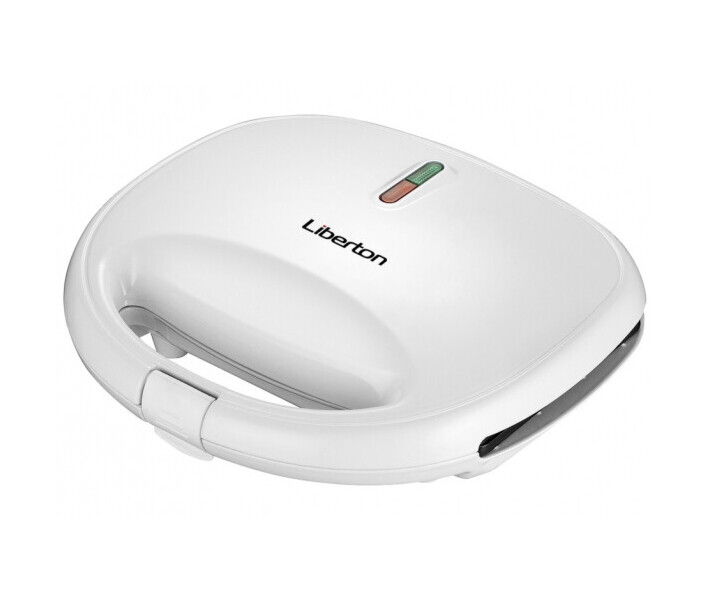 Фото - бутербродницу Бутербродница Liberton lsm-7511, White, 750w, пластины для гриля, антипригарное покрытие, индикатор готовности
