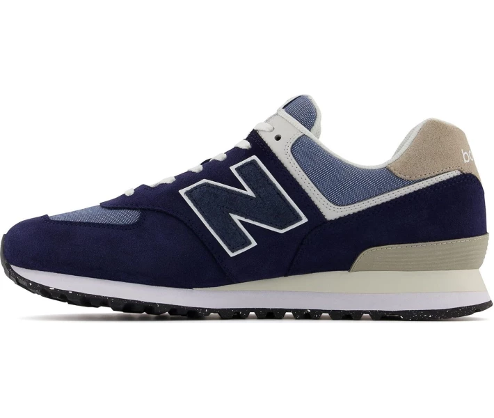 Фото - мужской кроссовок Кроссовки New Balance 574 Textile синие ML574RE2 Размер EU-42 (ML574RE2_EU-42)