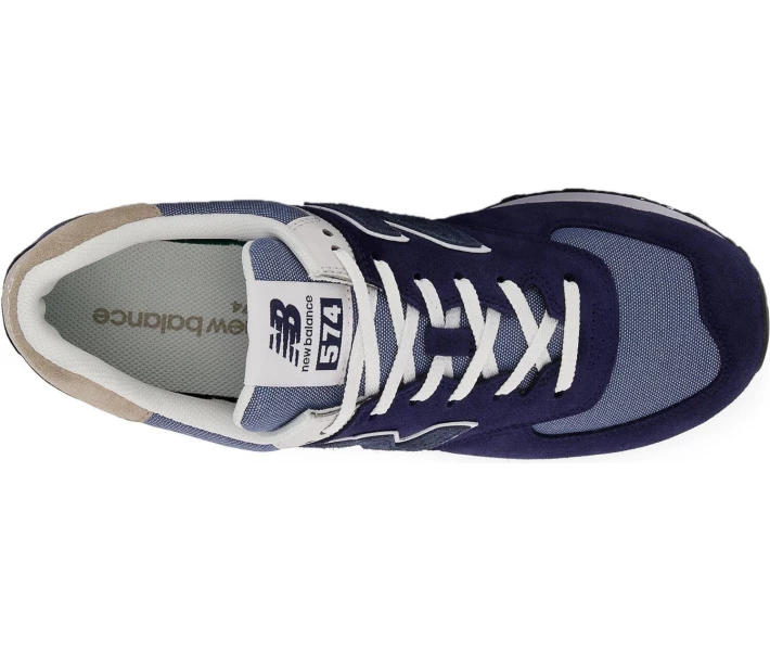 Фото - мужской кроссовок Кроссовки New Balance 574 Textile синие ML574RE2 Размер EU-42 (ML574RE2_EU-42)