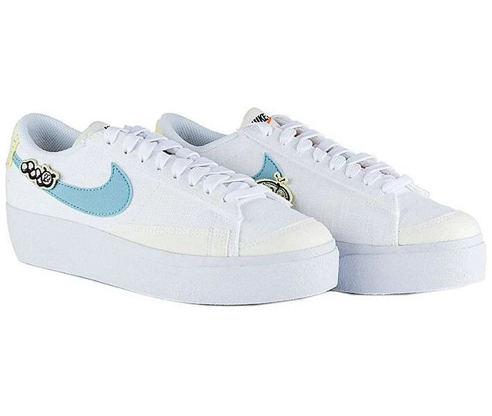 Фото - женский кроссовок Кроссовки женские Nike W BLAZER LOW PLATFORM SE NN белые DJ6376-100 Размер EU-39 (DJ6376-100_EU-39)
